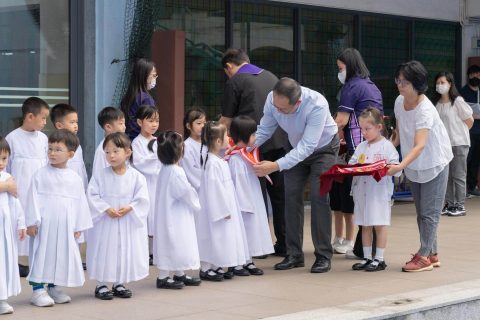 幼稚園早會進行派遣禮 - 2