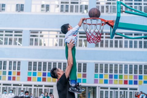 戰狼澳門職業籃球隊到校表演交流 - 17