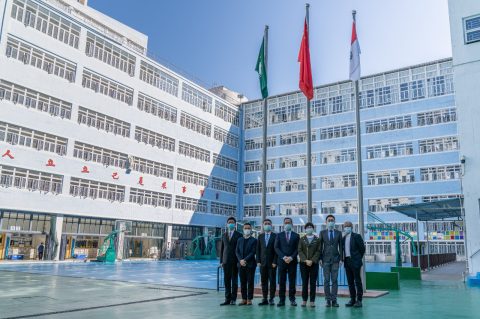 “青年外交官進校園”活動在澳門聖若瑟教區中學第五校舉行 - 5