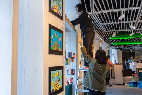 「馨雅相傳九十載」聖若瑟教區中學第五校慶祝校慶九十周年師生藝術作品展在子瞻廊開幕 - 4