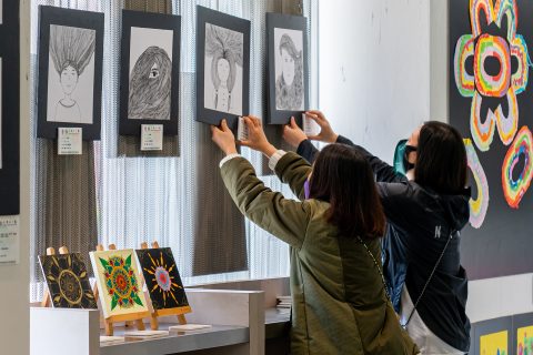 「馨雅相傳九十載」聖若瑟教區中學第五校慶祝校慶九十周年師生藝術作品展在子瞻廊開幕 - 8