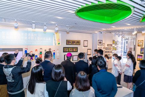 「馨雅相傳九十載」聖若瑟教區中學第五校慶祝校慶九十周年師生藝術作品展在子瞻廊開幕 - 17