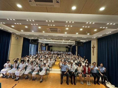 警察銀樂隊到校演奏 - 5