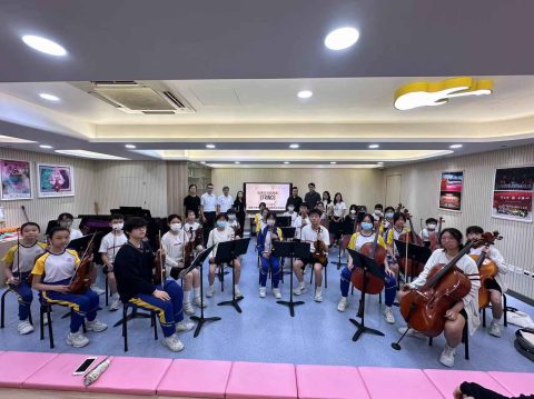 與菜農子弟學校進行弦樂交流 - 2