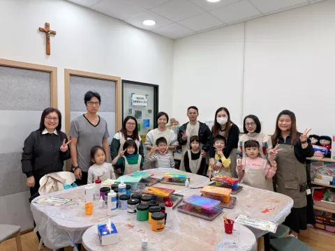 「繽紛世界流體畫」親子工作坊 - 3