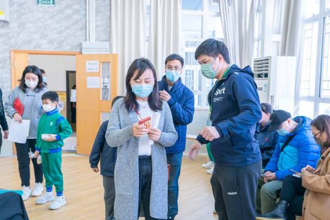 衛生局派員到本校舉辦疫苗接種專場 - 1