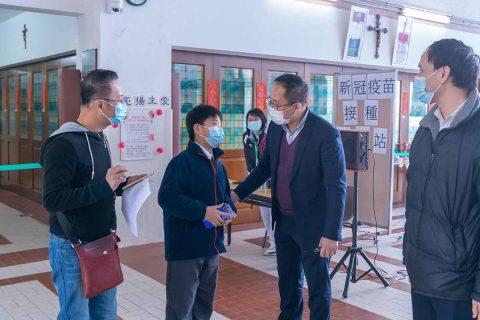 衛生局派員到本校舉辦疫苗接種專場 - 4