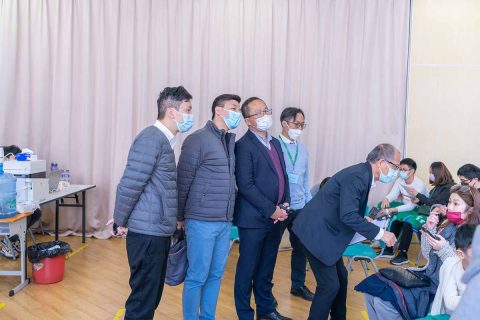 衛生局派員到本校舉辦疫苗接種專場 - 10