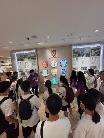 聖五師生到香港拜訪大學-中學 - 4