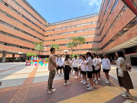 聖五師生到香港拜訪大學-中學 - 6