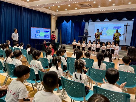 熱烈感謝虹光BAND精彩演出！幼稚園K3同學仔全情投入，閃耀舞台！ - 3