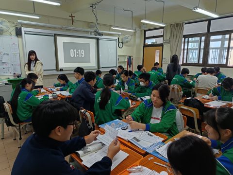 聖若瑟教區中學第五校與第三校開展「聯校觀課」計劃  - 2