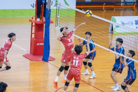 我校男排A組直落三局，重奪學界冠軍！ - 13