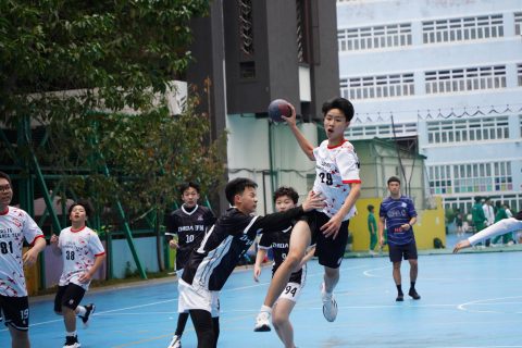 青島致達手球俱樂部與我校手球隊進行友誼賽 - 3