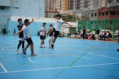 青島致達手球俱樂部與我校手球隊進行友誼賽 - 4