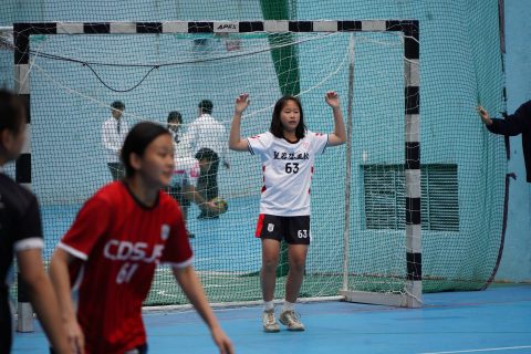 青島致達手球俱樂部與我校手球隊進行友誼賽 - 11