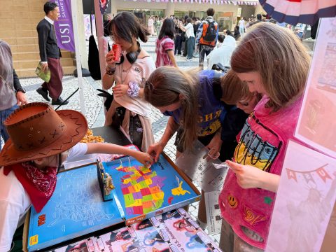 本校於聖若瑟大學國際文化嘉年華設立攤位 - 16