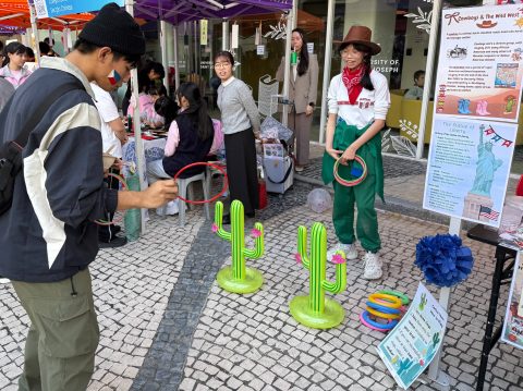 本校於聖若瑟大學國際文化嘉年華設立攤位 - 7