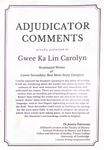 i-Learner Writing Competition 2025 - 2