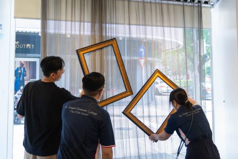 聖若瑟教區中學第五校95週年校慶「薪傳九五 藝術主恩」藝術作品展 - 7