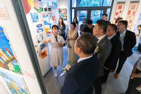 聖五藝術作品、智慧教學及科技教育成果展揭幕 - 3