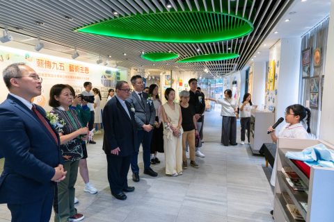 聖五藝術作品、智慧教學及科技教育成果展揭幕 - 5