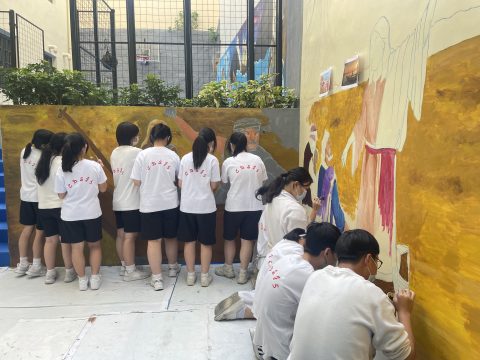 天主教澳門教區青年中心開幕繪畫牆壁活動 - 4