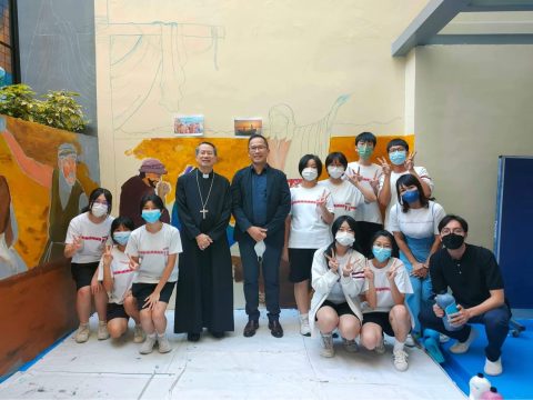 天主教澳門教區青年中心開幕繪畫牆壁活動 - 6