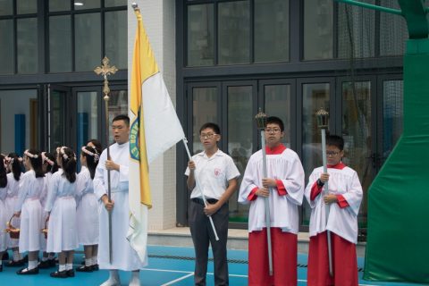 校內花地瑪聖母像巡遊/ Procession of Our Lady of Fatima - 4